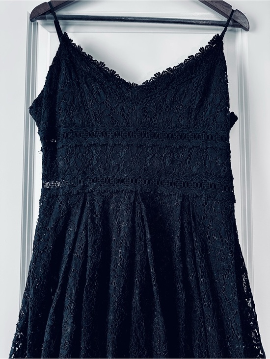 NSR Dresses & Skirts - Black Lace Strapless Evening Dress Whimsigoth Witchy Date Night Cocktail Party